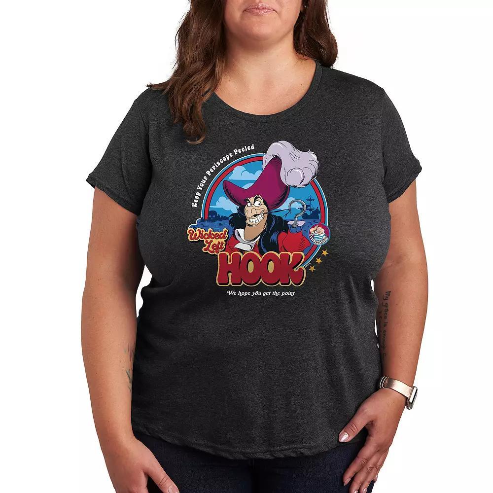 Plus Dr. Seuss The Grinch Naughty List Graphic Tee, Women's, Size: 1XL, Heather Grey Product Image