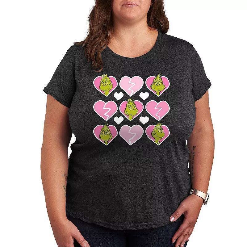Plus Shenanigans Squad Graphic Tee, Womens Grey Blue Product Image