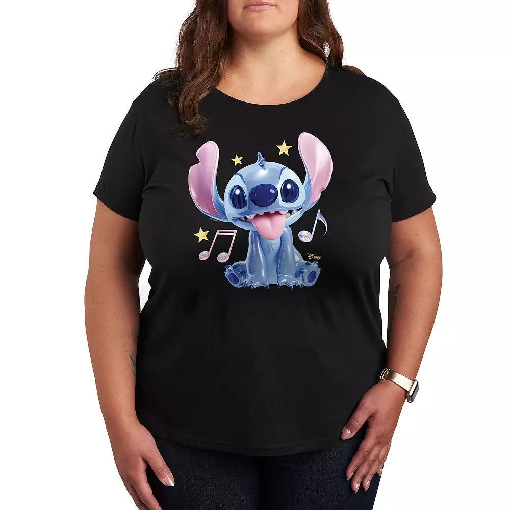 Disneys Lilo & Stitch Plus Metaverse Graphic Tee, Womens Product Image