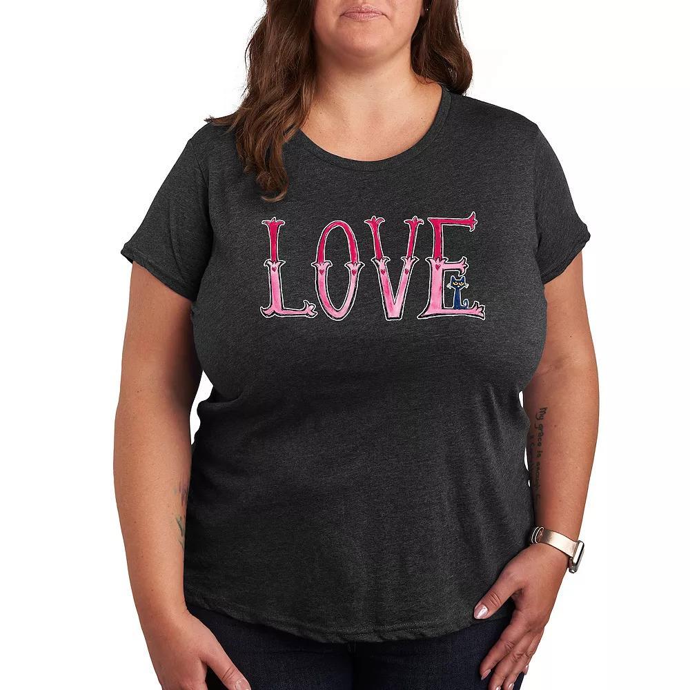 Plus Size MTV Pink Logo Tee, Womens Product Image