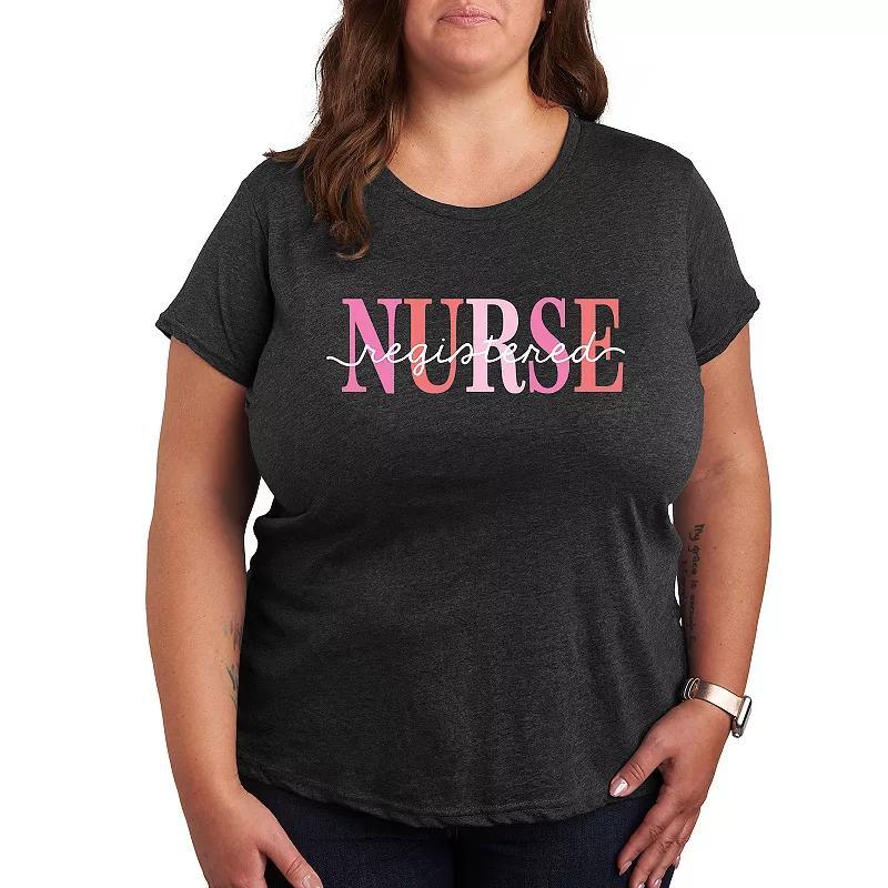 Plus Size MTV Pink Logo Tee, Womens Product Image