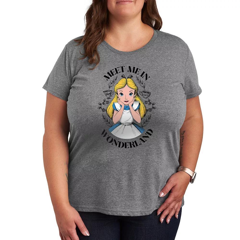 Plus Peanuts Snoopy & Woodstock Eggcellent Graphic Tee, Womens Grey Gray Product Image