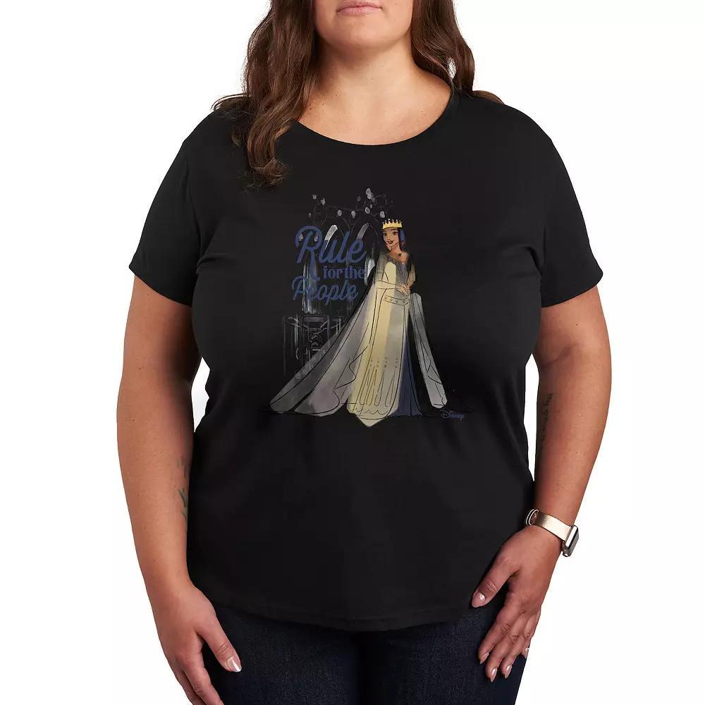Disneys Wish Asha Plus Rule For The People Graphic Tee, Womens Product Image