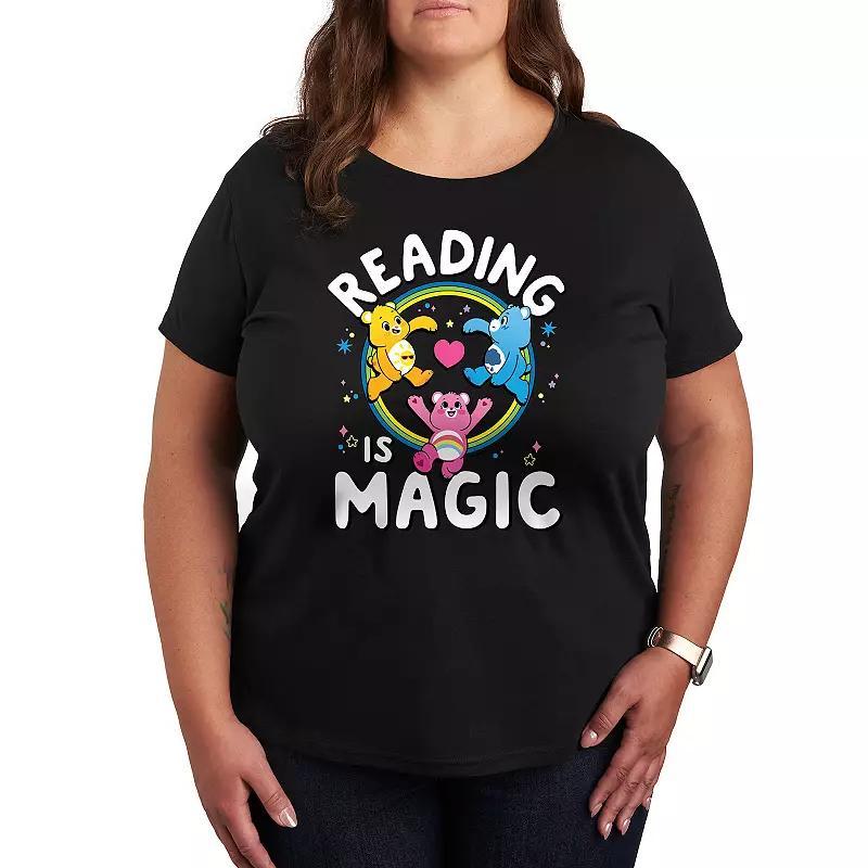 Plus Care Bears Reading Is Magic Graphic Tee, Womens Product Image