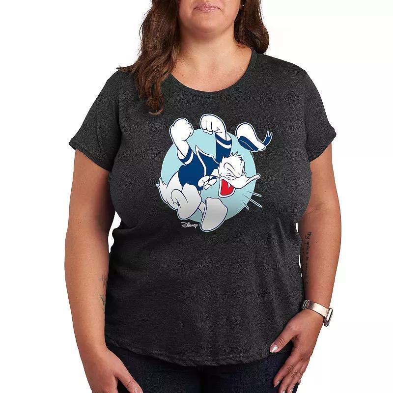 Disneys Wish Plus Magic In Every Wish Graphic Tee, Womens Heather Grey Product Image