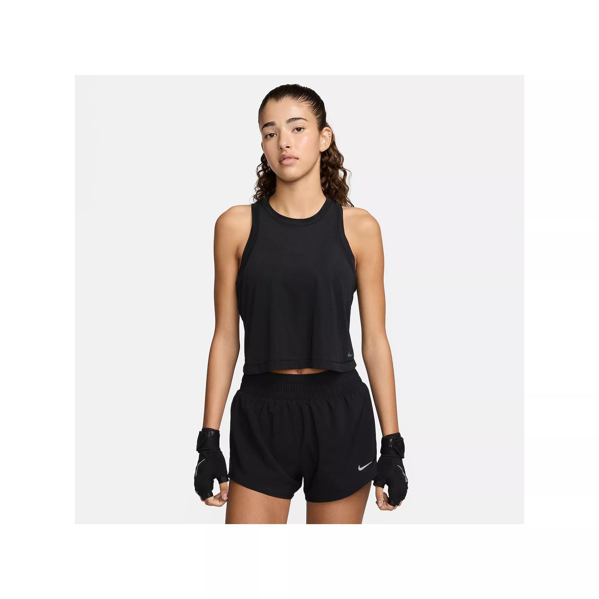 Women's Nike One Classic Breathable Dri-FIT Tank Top, Size: XXL, Black Product Image