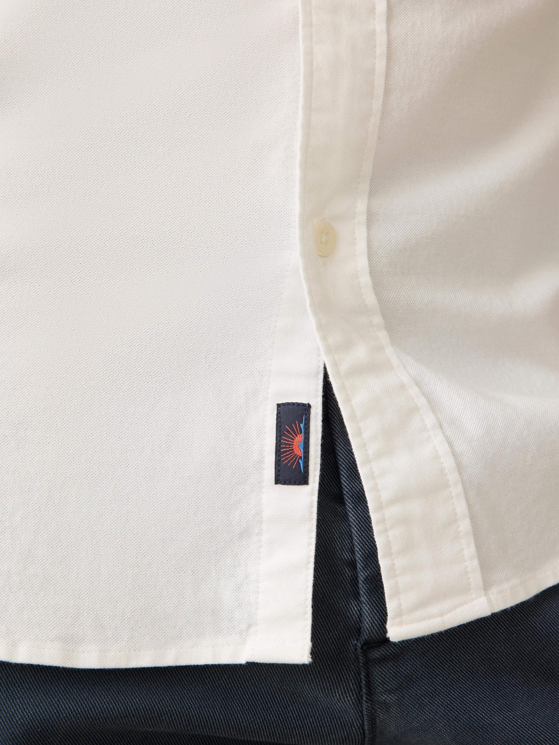 Supima Oxford Shirt - Pure White Male Product Image