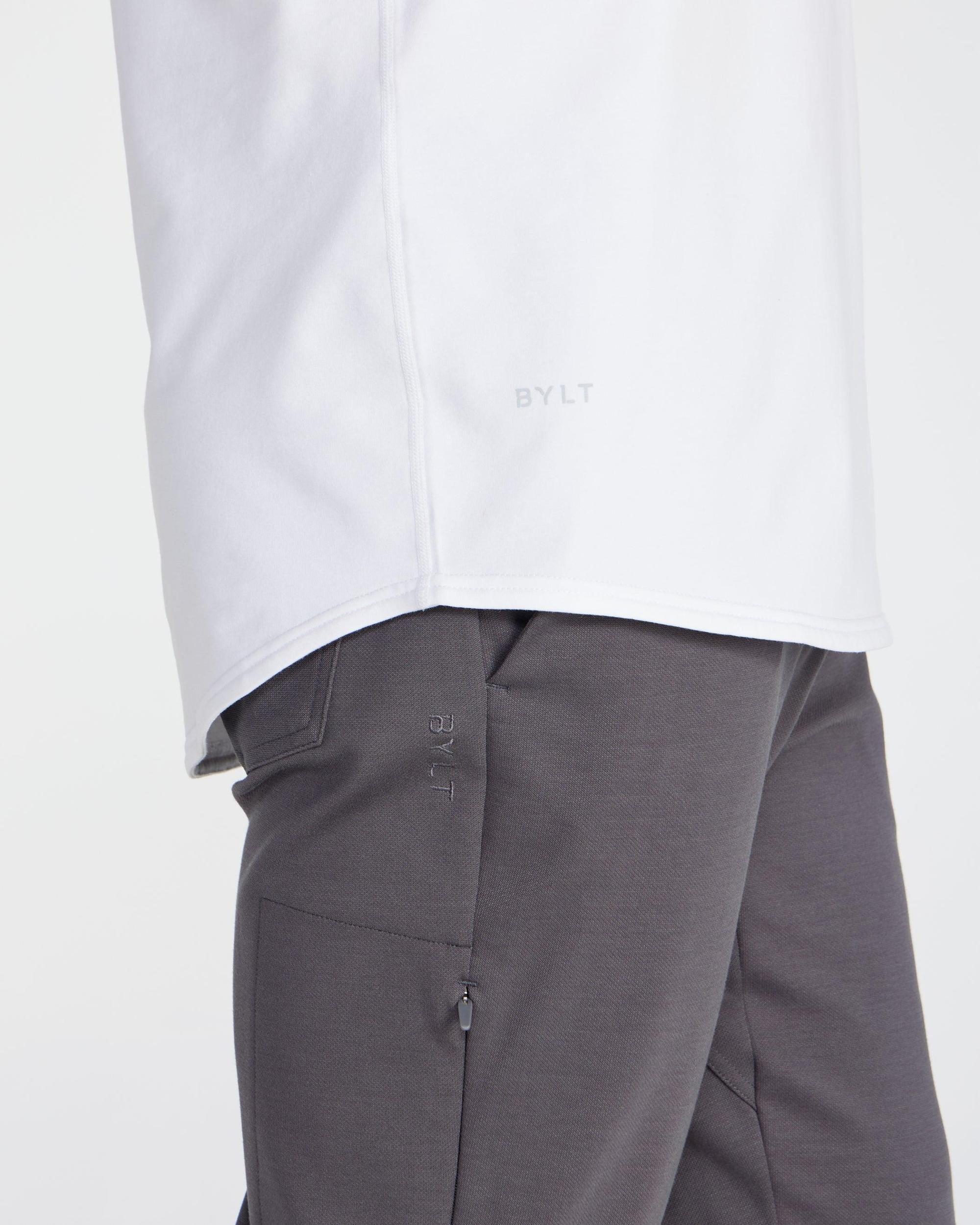 V-Neck Long Sleeve Drop-Cut: LUX Product Image