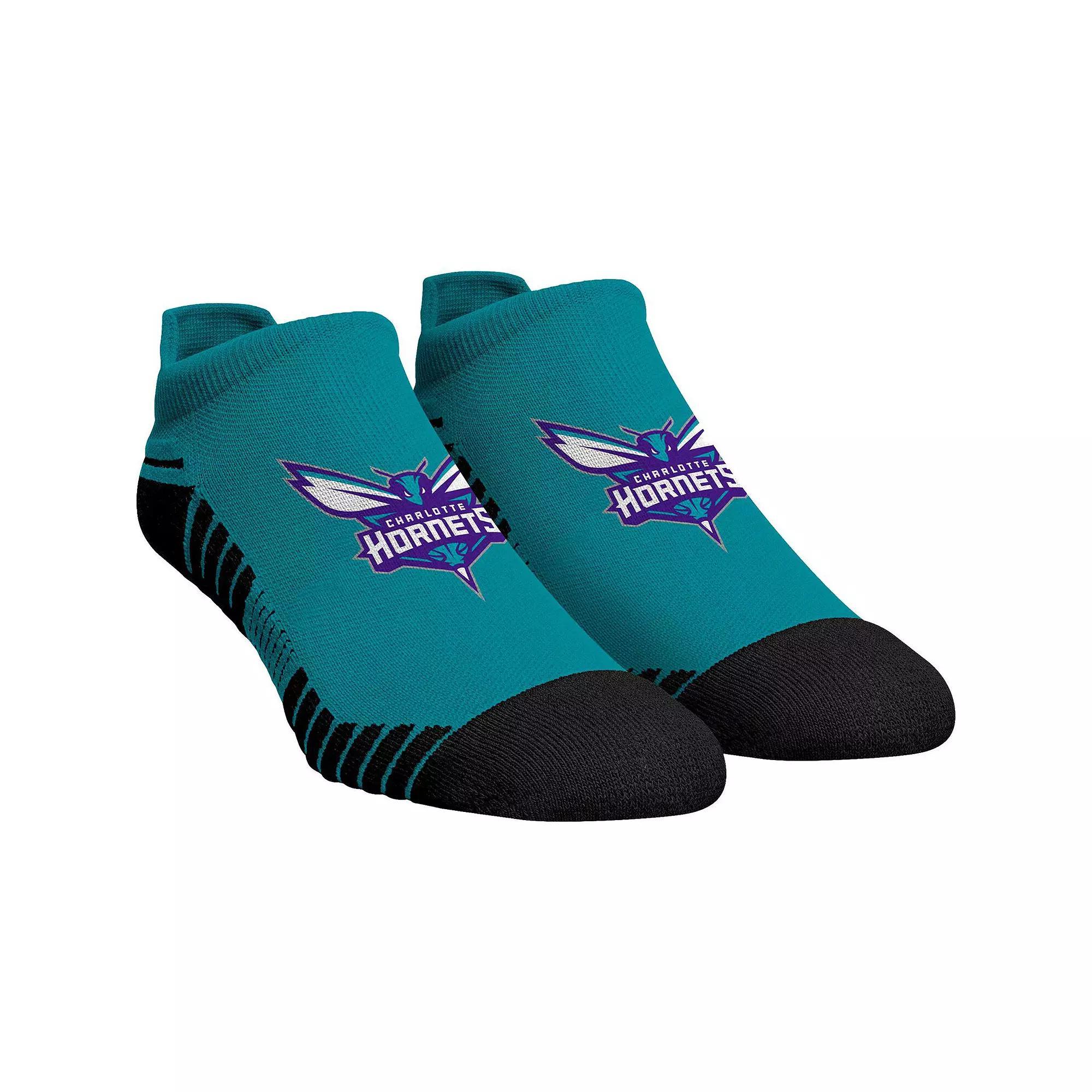 Rock Em Socks Charlotte Hornets Hex Ankle Socks, Men's, Size: Small/Medium, Chr Team Product Image