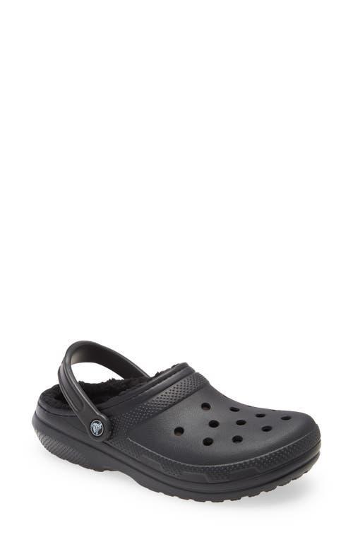 CROCS ™ Classic Lined Slipper in Black/Black at Nordstrom, Size 5 Women's Product Image