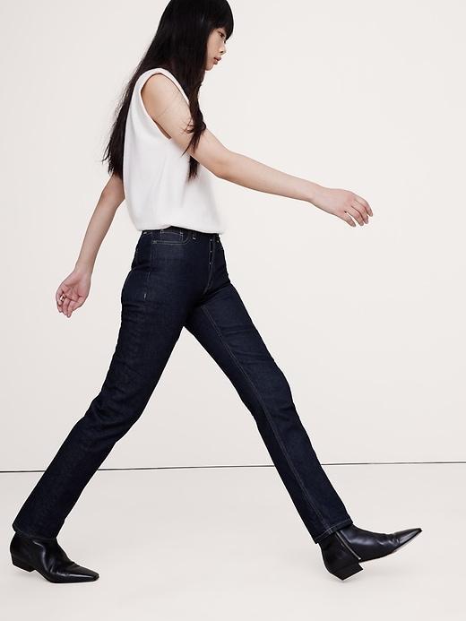 High-Rise Straight Jean Product Image