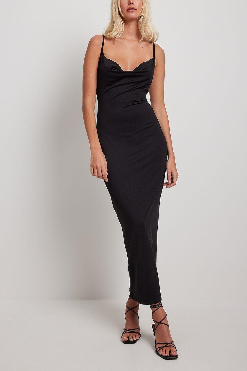 Cowl Neck Maxi Dress Product Image