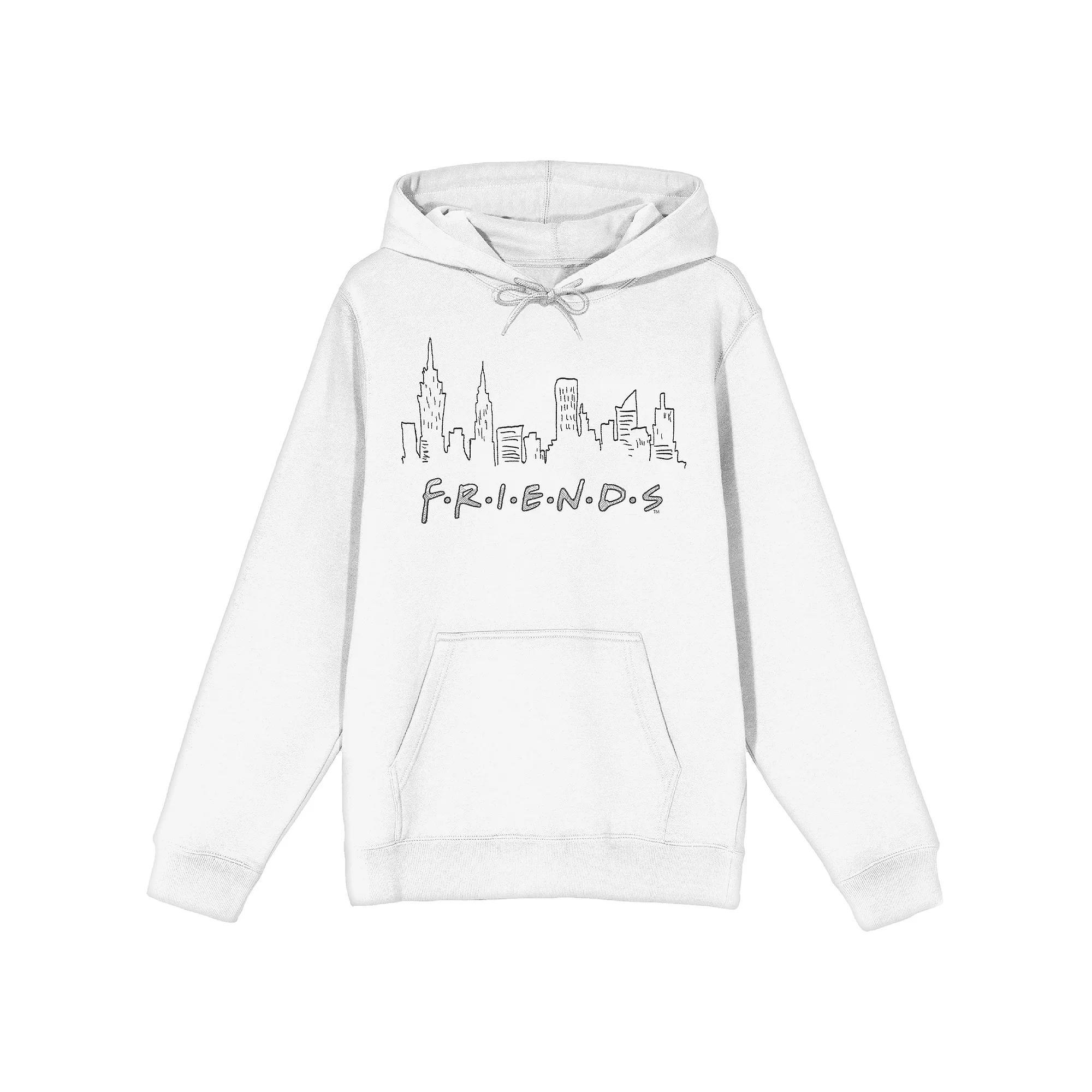 Men's Friends Hoodie, Size: Large, Black Product Image