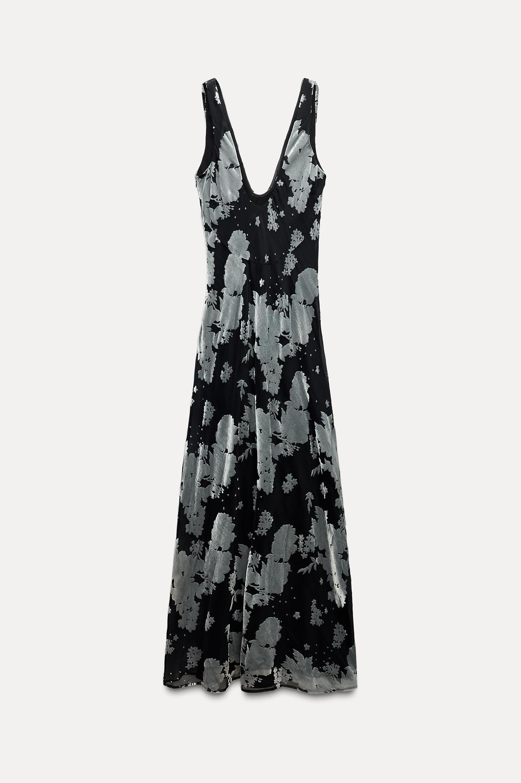LONG VELVET DRESS Product Image