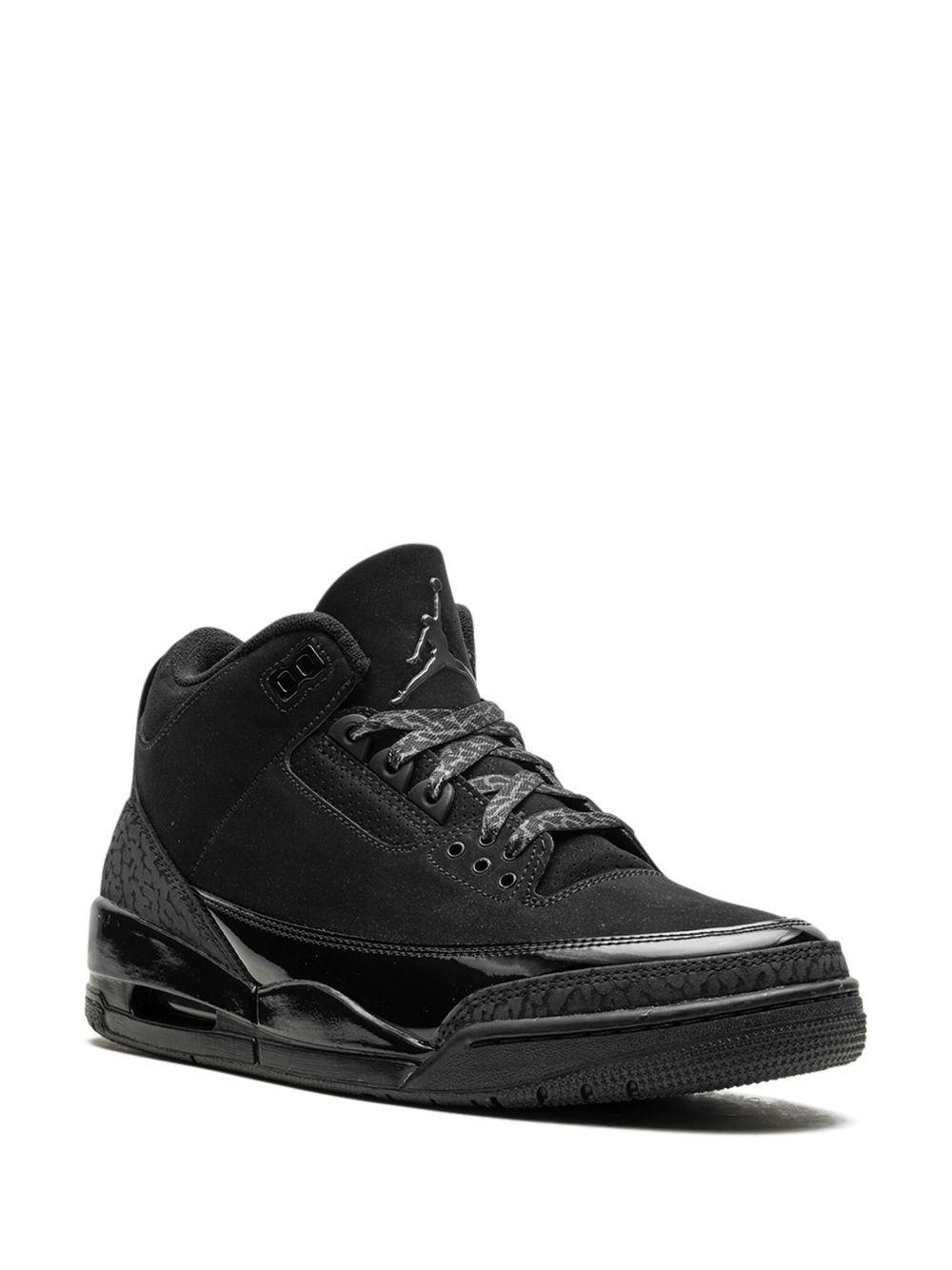 Air Jordan 3 "Black Cat 2025" sneakers Product Image