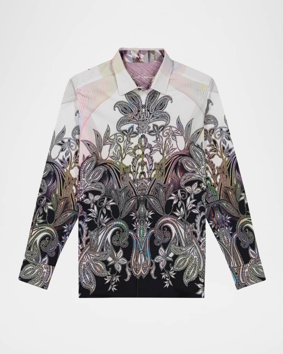 Mens Kincade Woven Paisley Sport Shirt Product Image