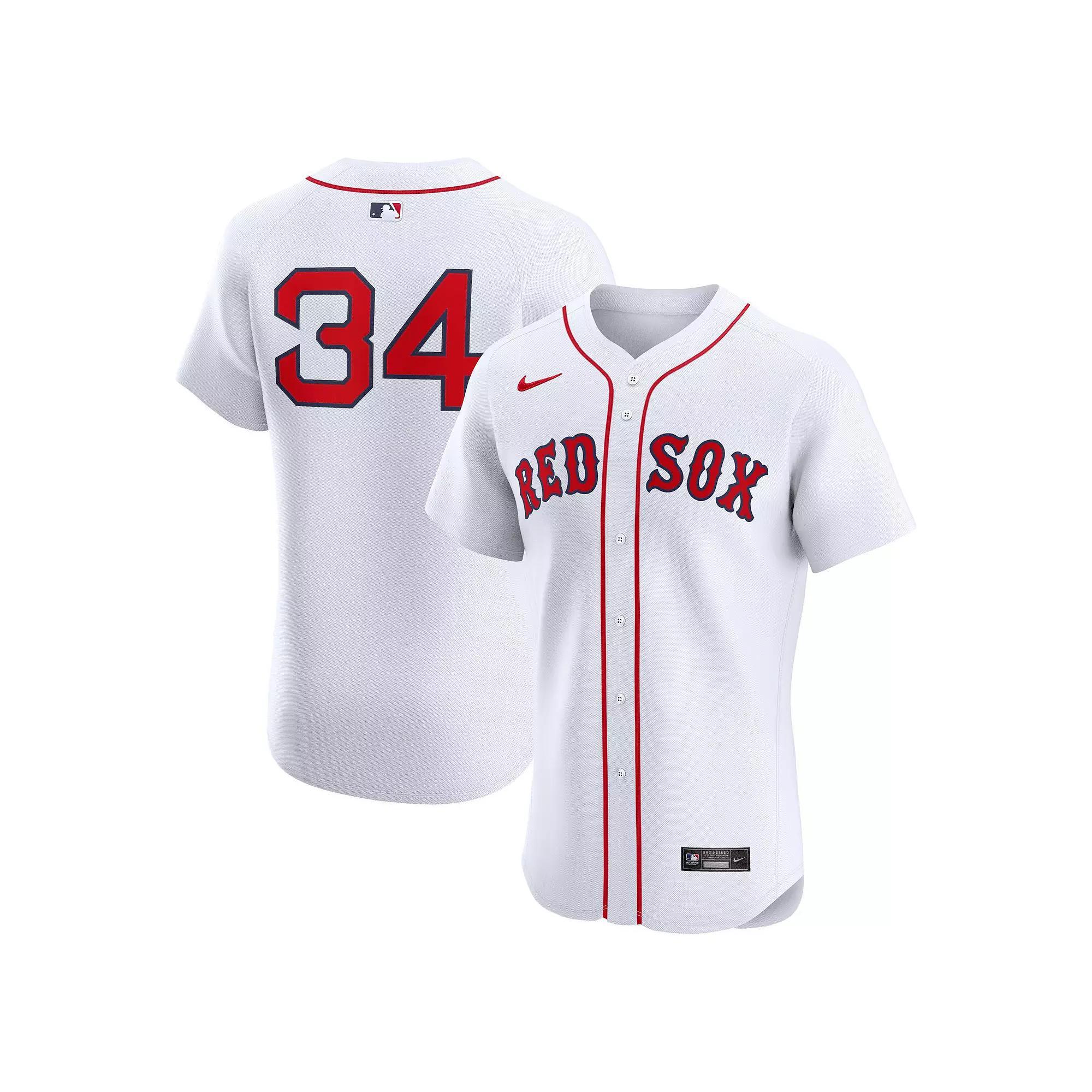 Men's Nike David Ortiz White Boston Red Sox Home Elite Jersey, Size: 44 Product Image