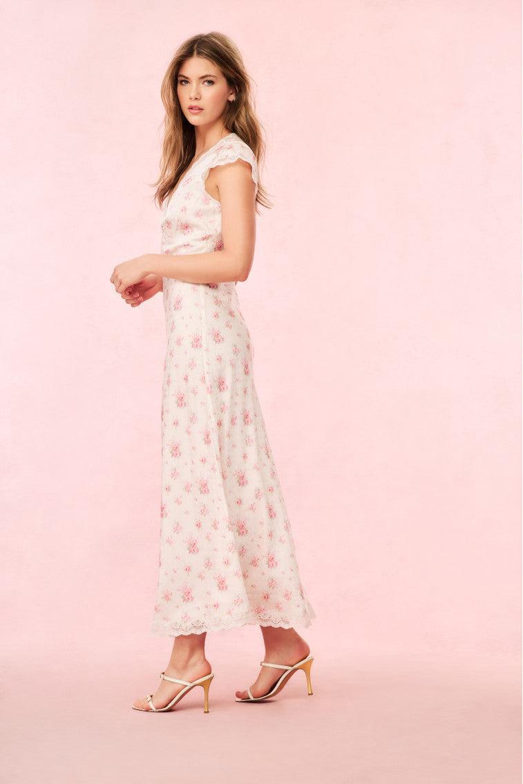 Theodore Silk-Blend Floral Maxi Dress Product Image