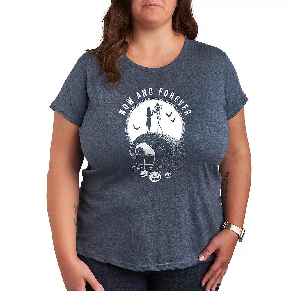 Plus Country Music Cowboys Graphic Tee, Womens Grey Blue Product Image