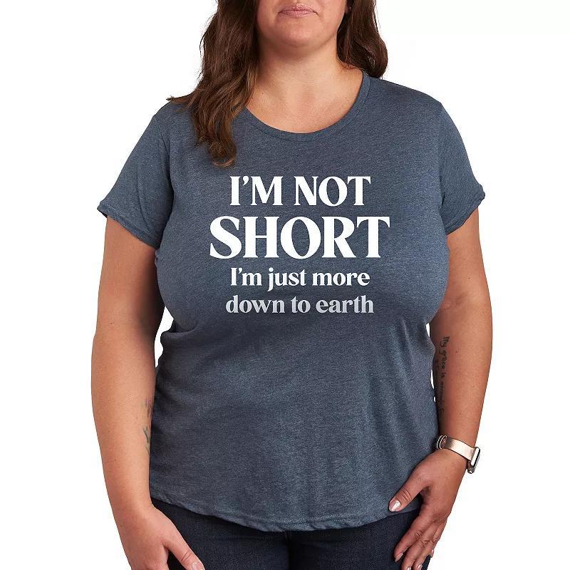 Plus Nurse Life Graphic Tee, Womens Grey Blue Product Image