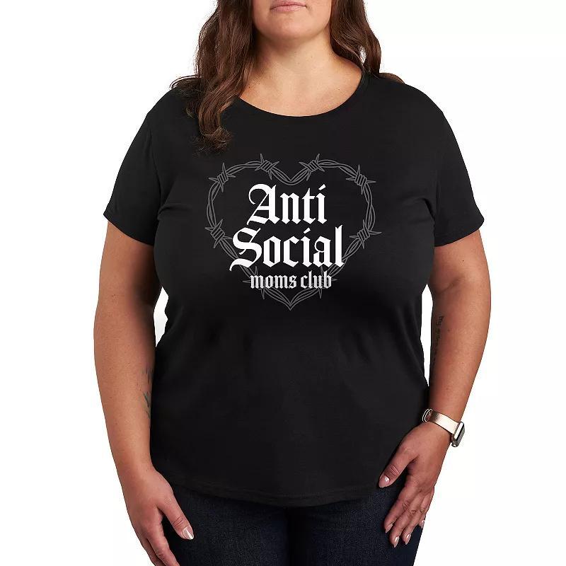 Plus Cool Moms Have Tattoos Graphic Tee, Womens Product Image