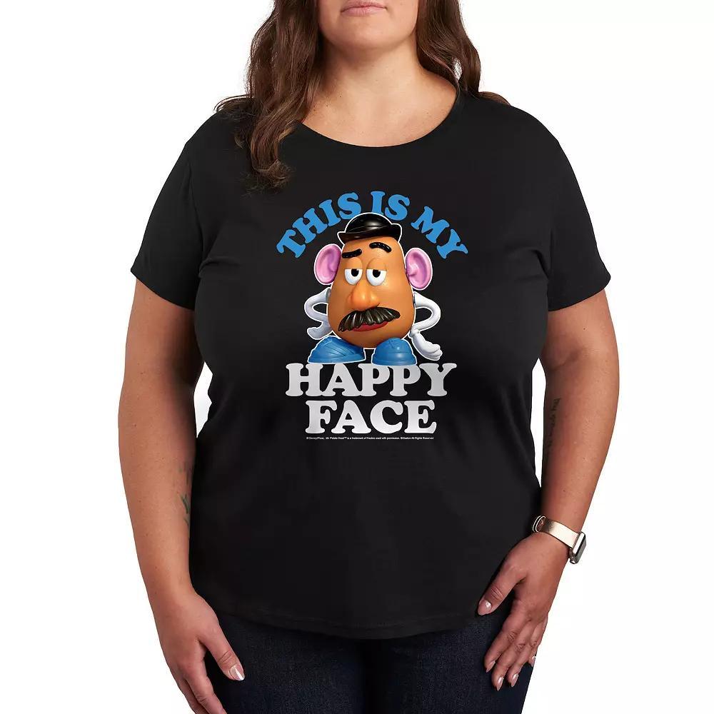 Disney / Pixars Toy Story Plus Happy Face Graphic Tee, Womens Product Image