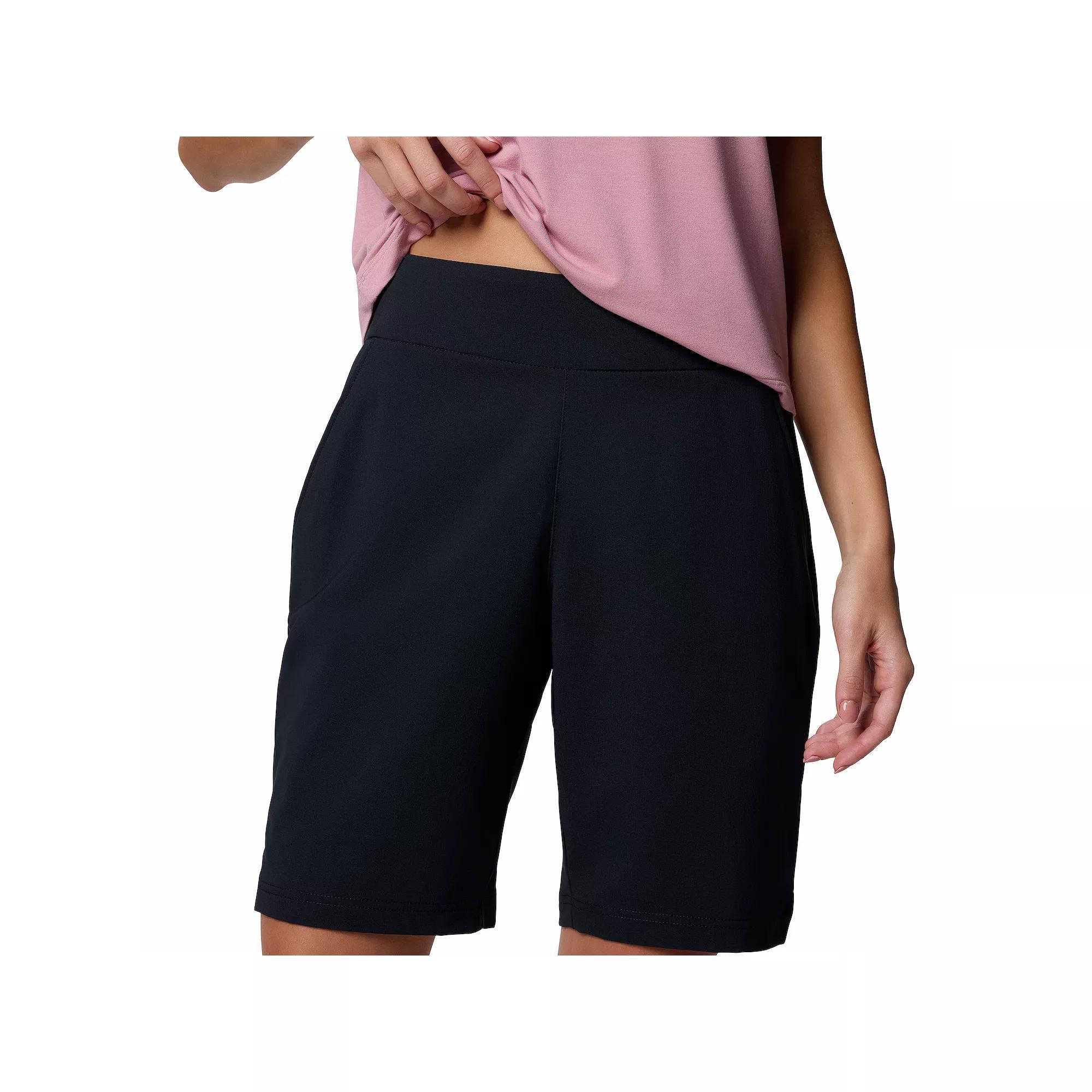 Women's Columbia All Seasons 9-in. Long Shorts, Size: XXL, Black Product Image