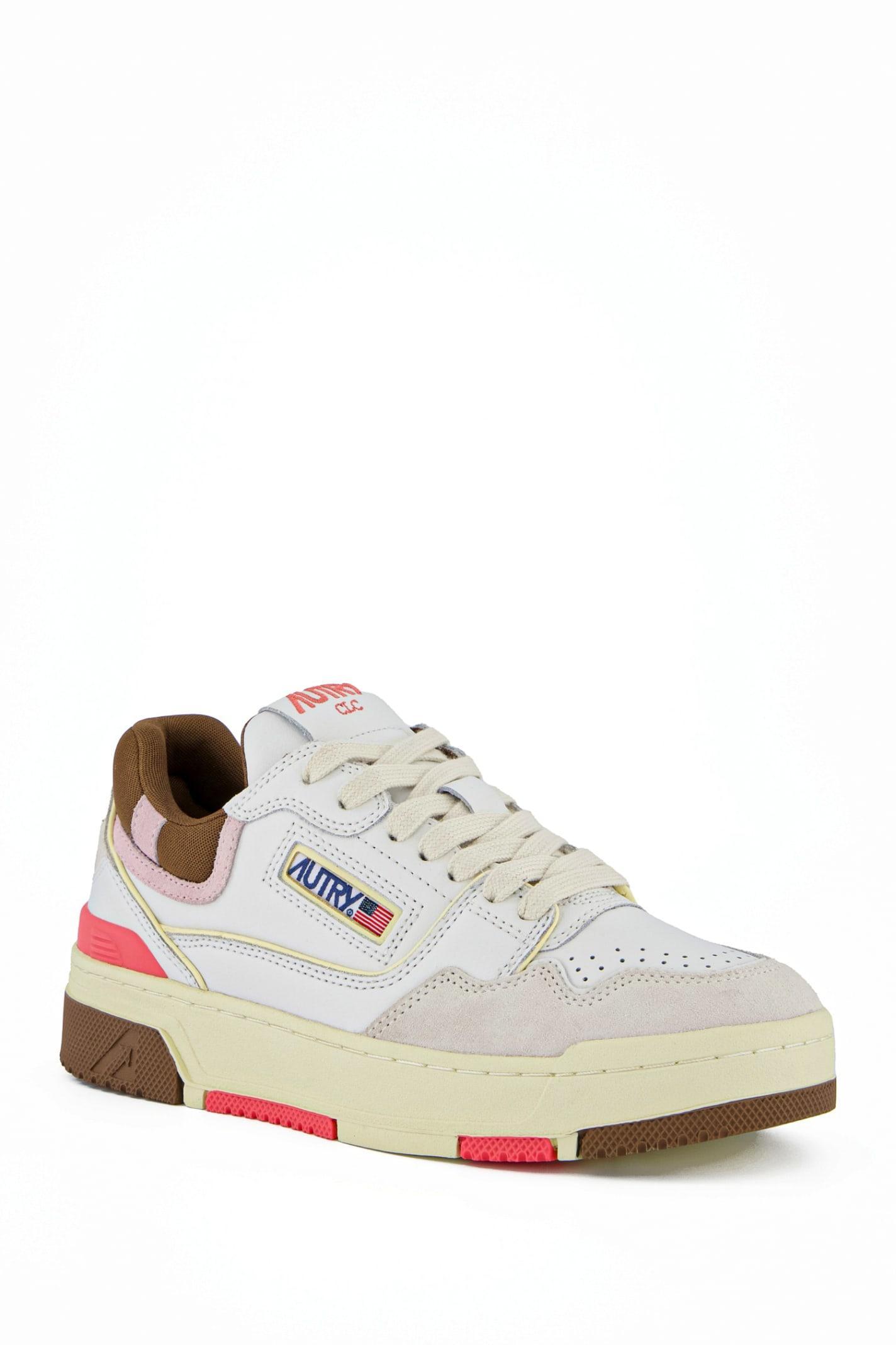 AUTRY Multicolor Low-top Sneakers In White Product Image