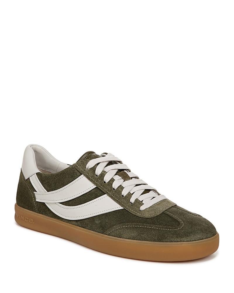 Vince Mens Oasis Leather Lace Up Sneakers Product Image