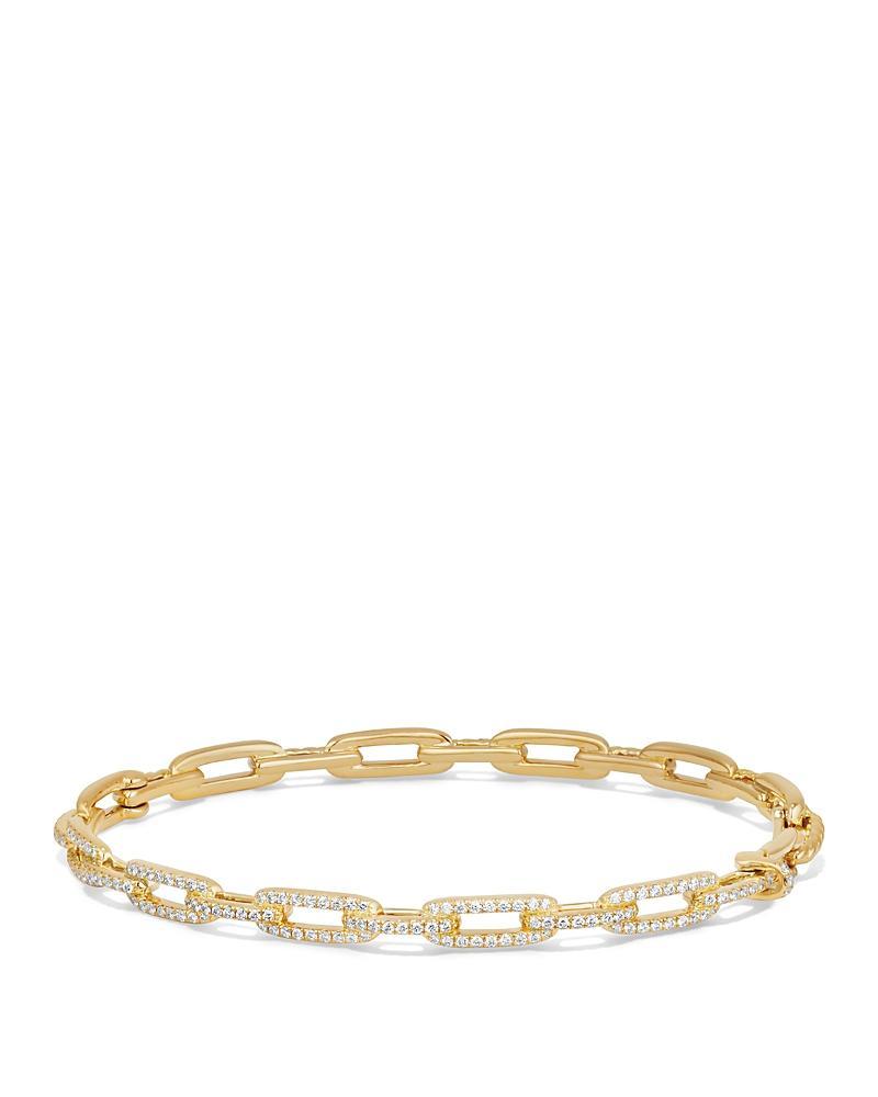 Womens Stax Chain Link Bracelet in 18K Yellow Gold Product Image