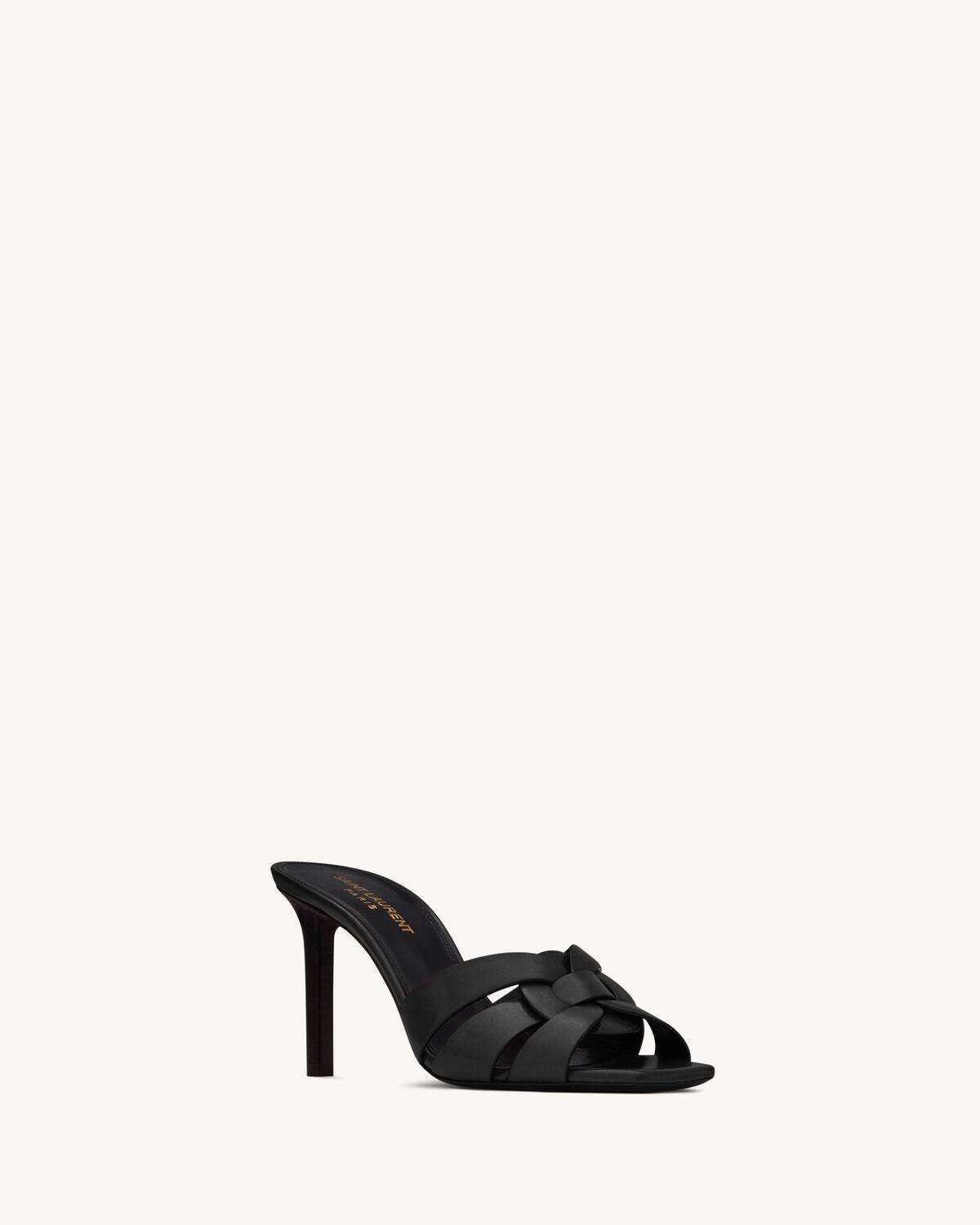 TRIBUTE MULES in smooth leather | Saint Laurent | YSL.com Product Image