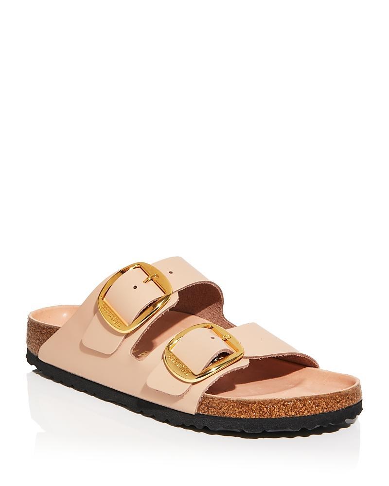 Birkenstock Womens Arizona High Shine Big Buckle Slide Sandals Product Image
