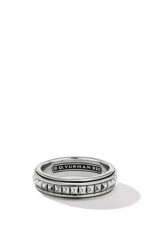 David Yurman Mens Sterling Silver Pyramid Band Product Image