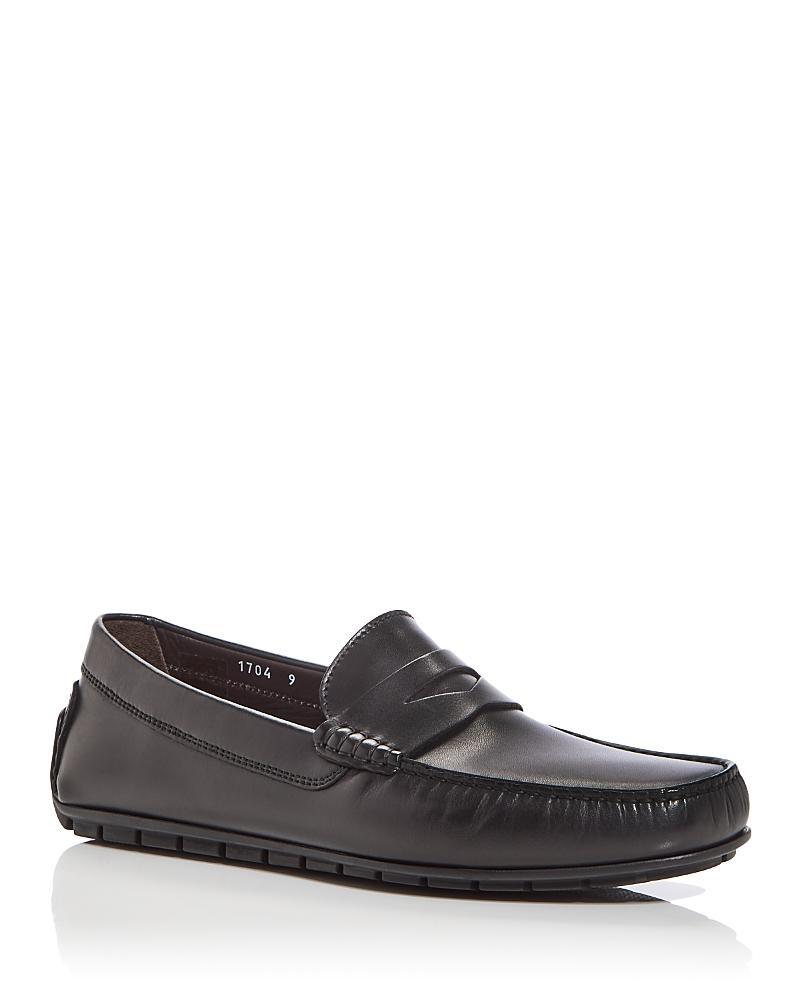 Mens Mocassino Gomma Leggera Suede Penny Loafers Product Image