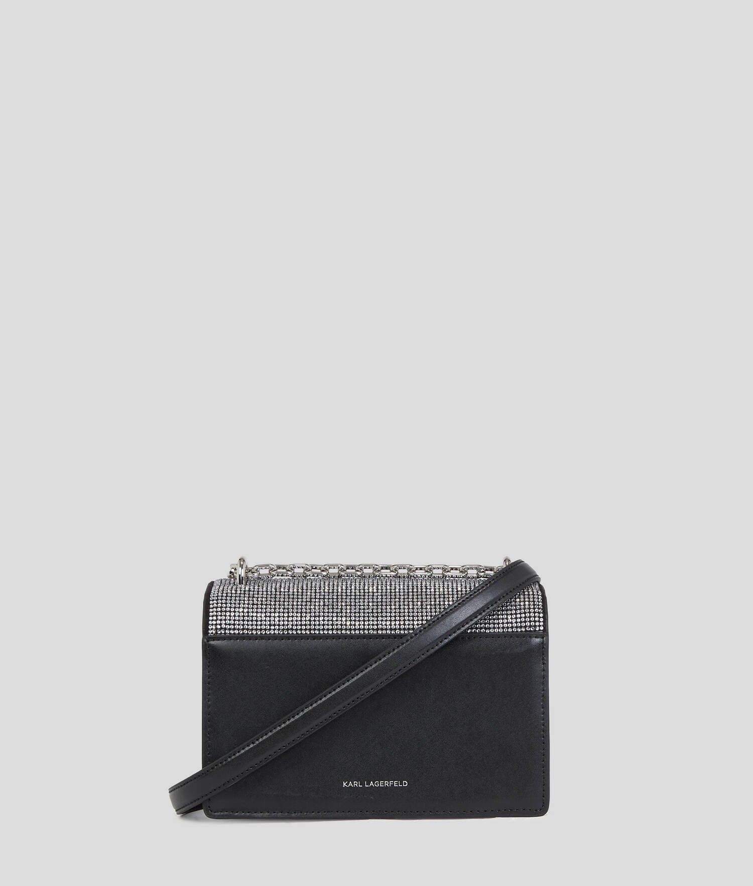K/SIGNATURE CRYSTALS SMALL SHOULDER BAG  Product Image