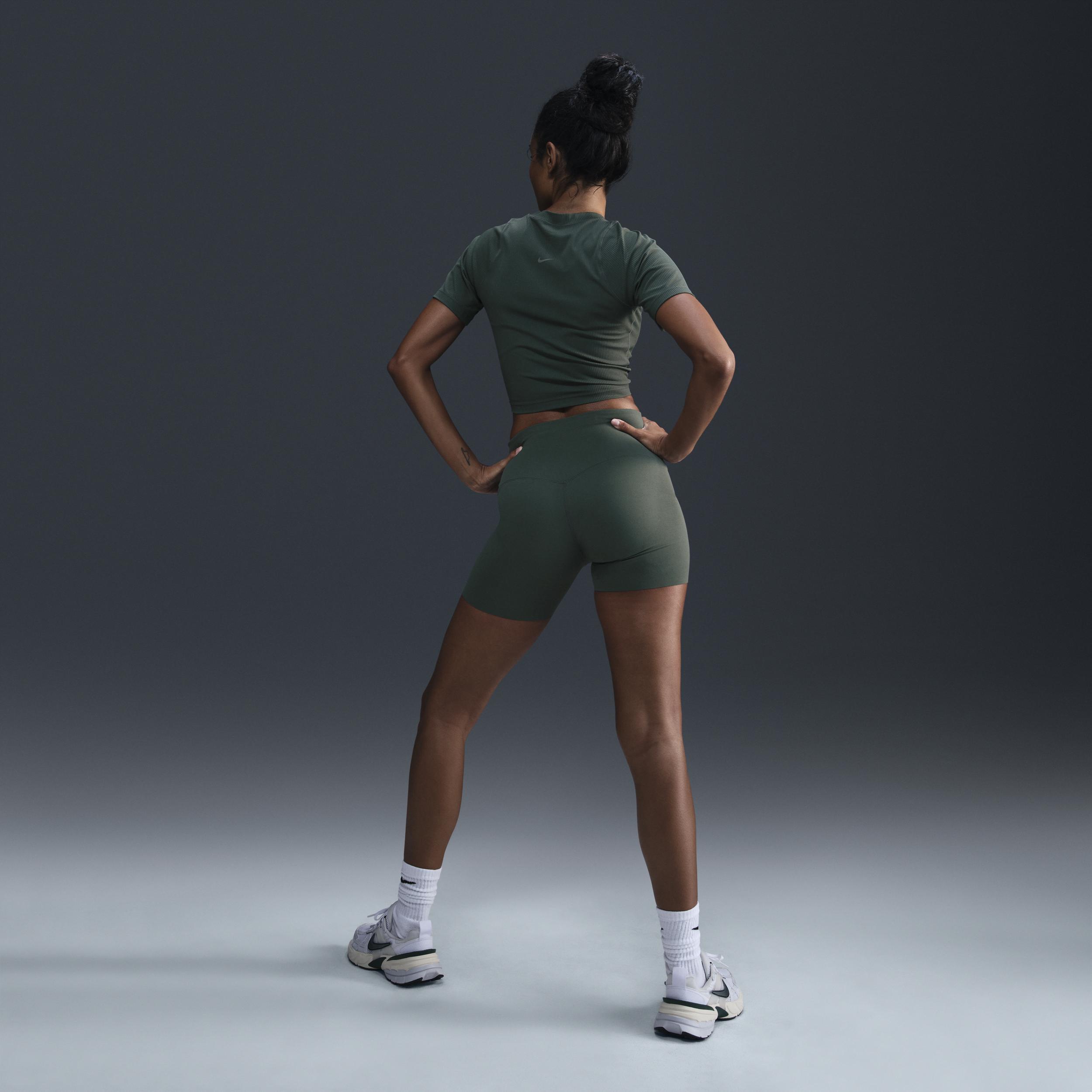 Nike Women's Zenvy Gentle-Support High-Waisted 5" Biker Shorts Product Image