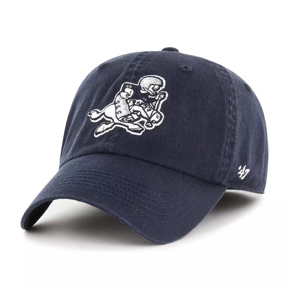 Men's '47 Navy Dallas Cowboys Gridiron Classics Franchise Legacy Fitted Hat, Size: Small, Blue Product Image