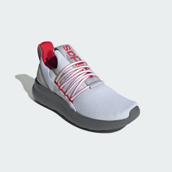 adidas Lite Racer Adapt 7.0 Men's Running Shoes, White Black Product Image