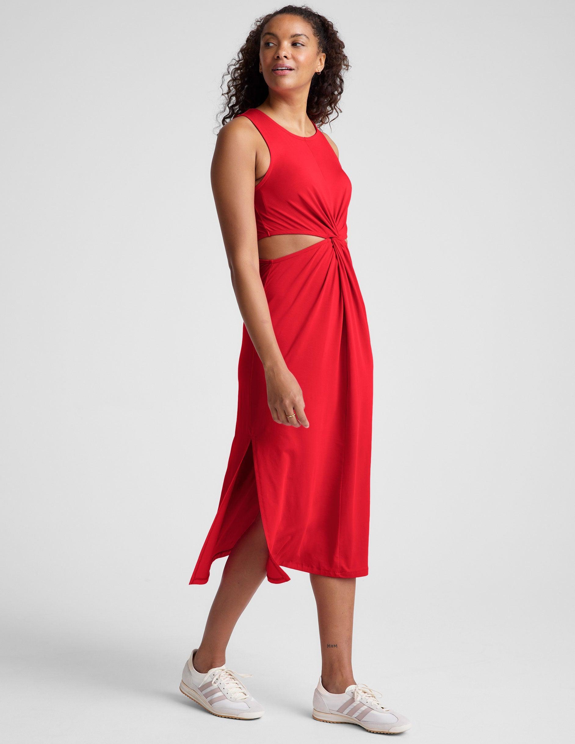 Around The World Front Twist Dress Product Image
