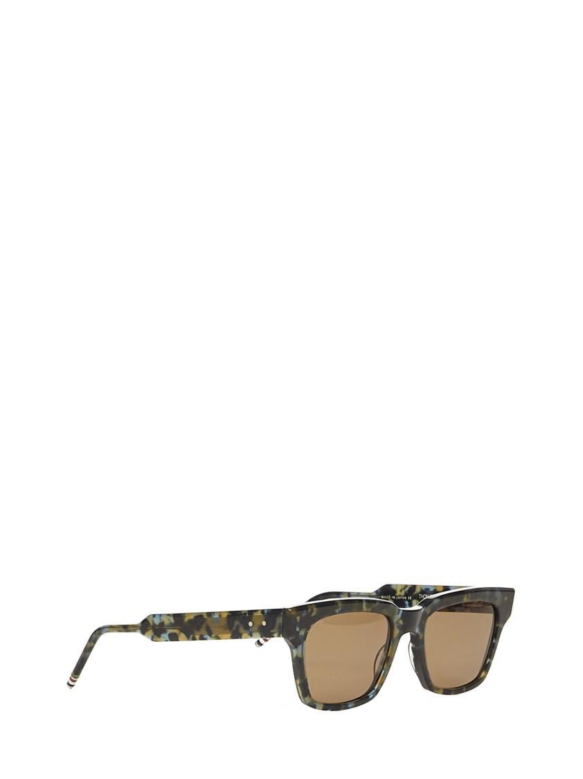THOM BROWNE Bold Square Sunglasses In Blue Product Image