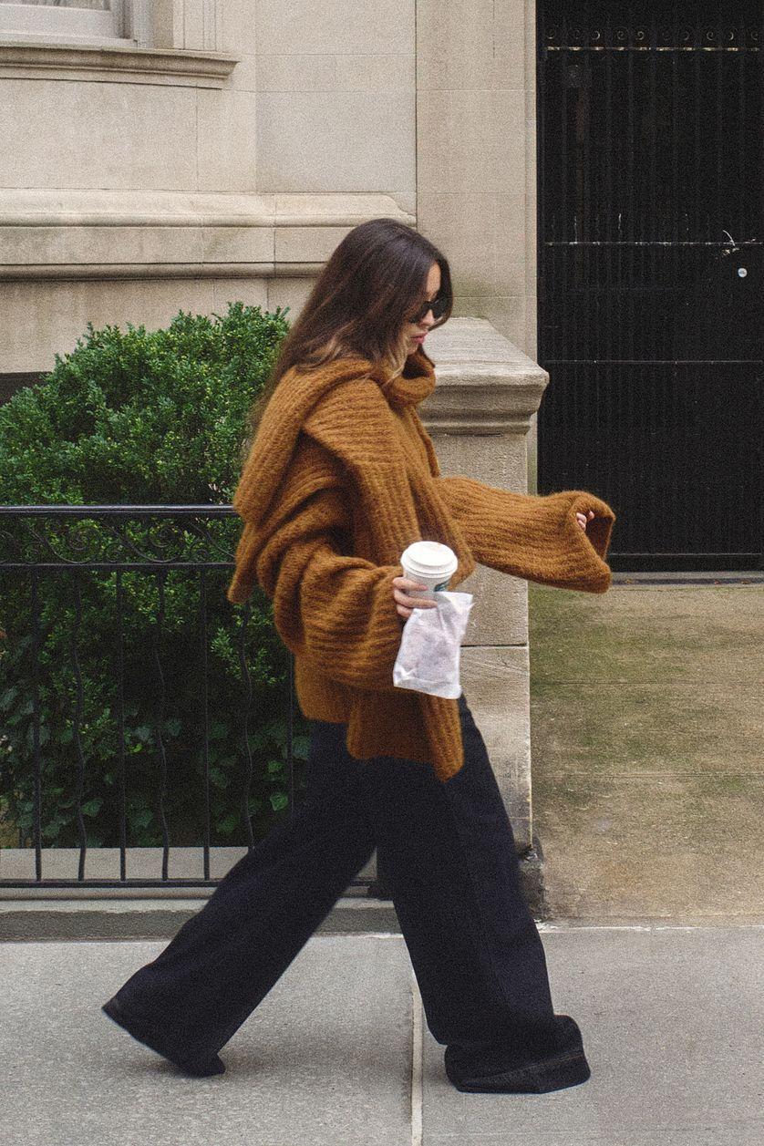 Wool Blend Knitted Sweater Product Image