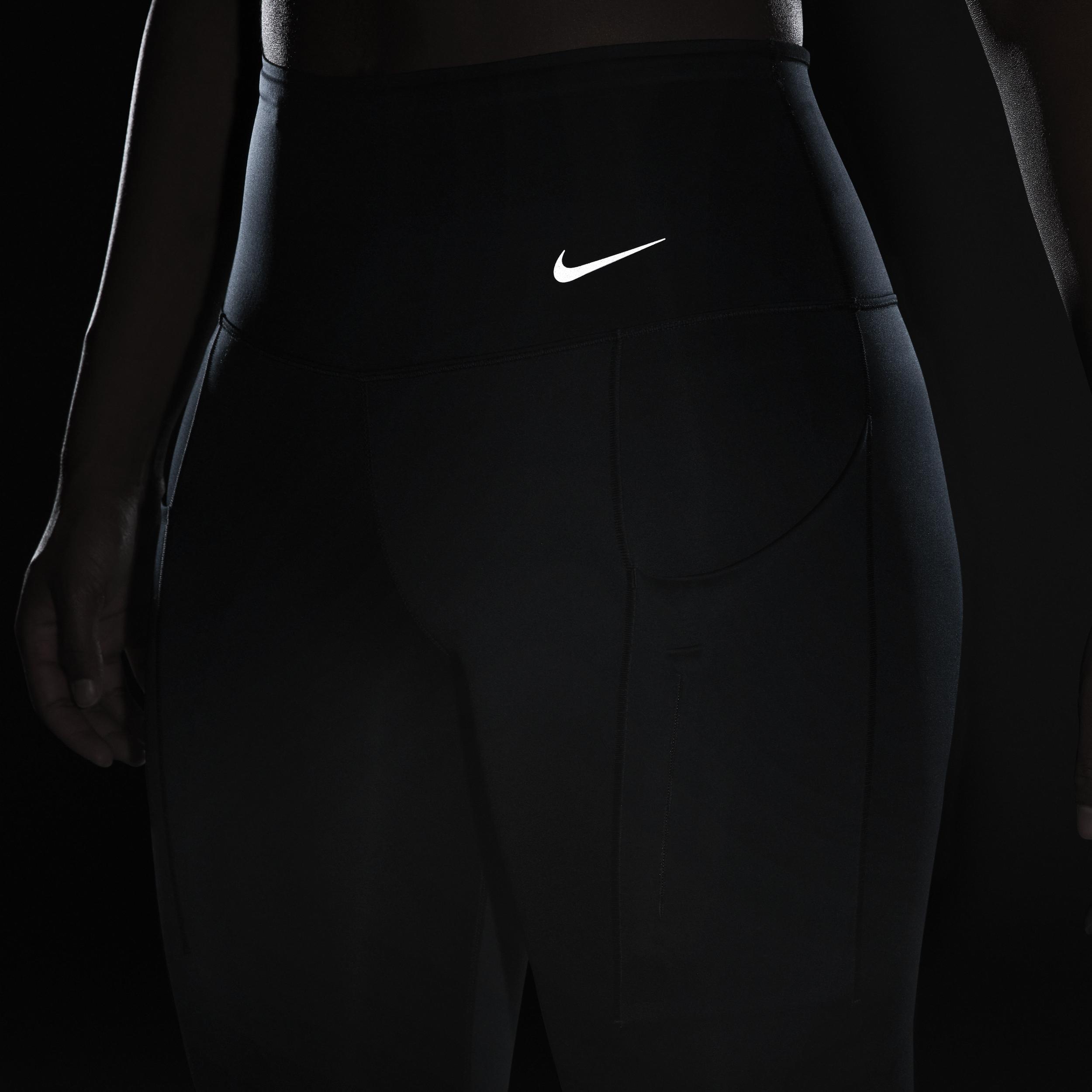 Nike Go Women's Firm-Support High-Waisted Cropped Leggings with Pockets Product Image