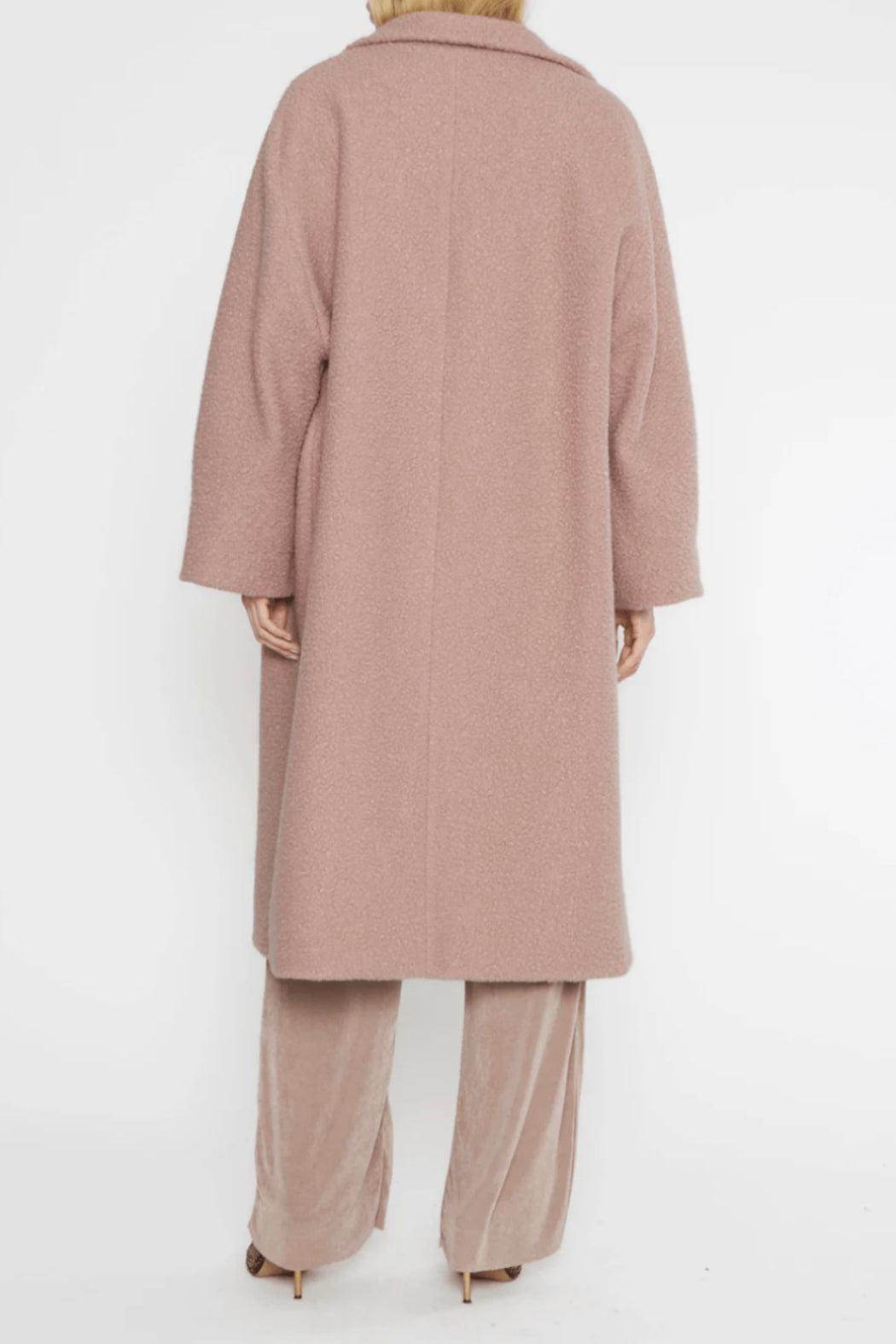 Blush Boucle Overcoat Product Image
