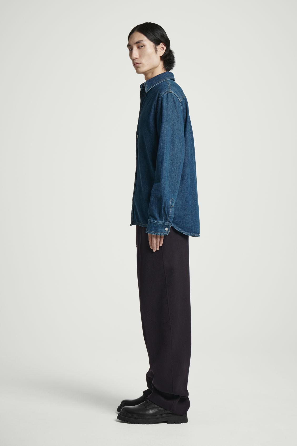 RELAXED DENIM OVERSHIRT Product Image