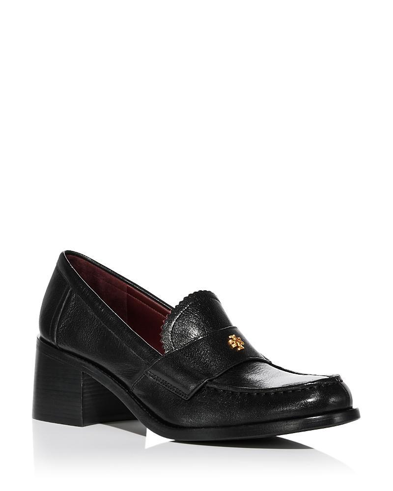 Tory Burch Womens Classic High Heel Loafer Pumps Product Image