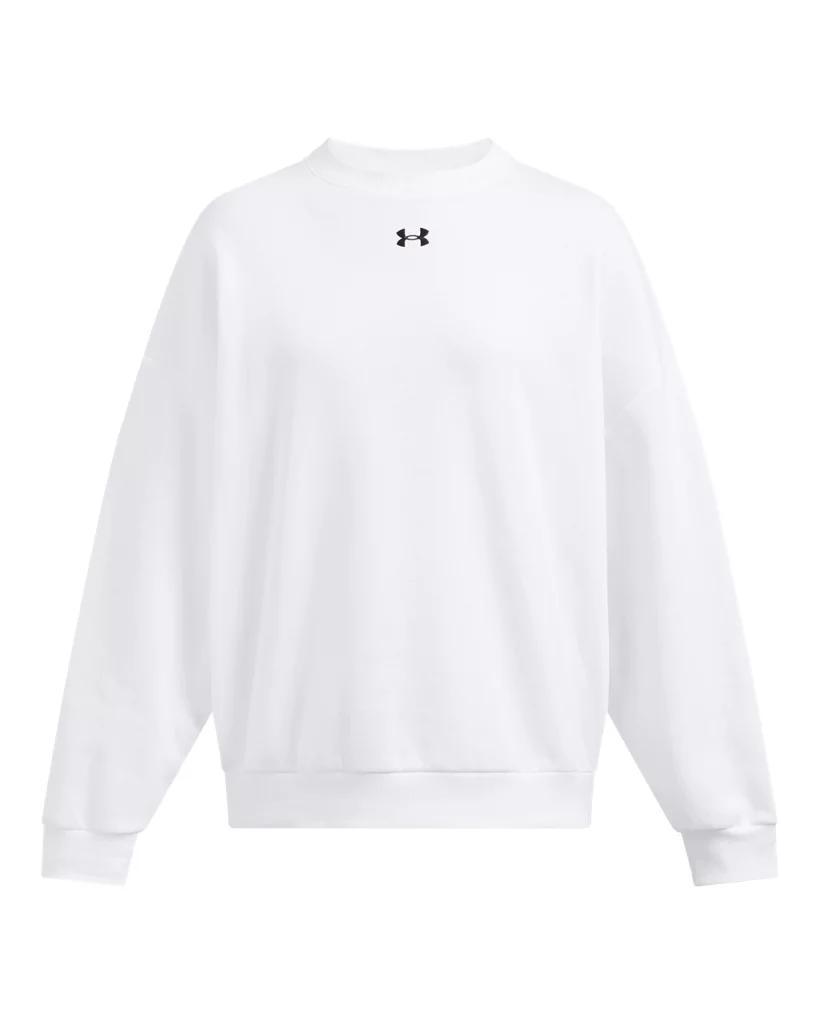 Women's UA Rival Fleece Oversized Crew Product Image