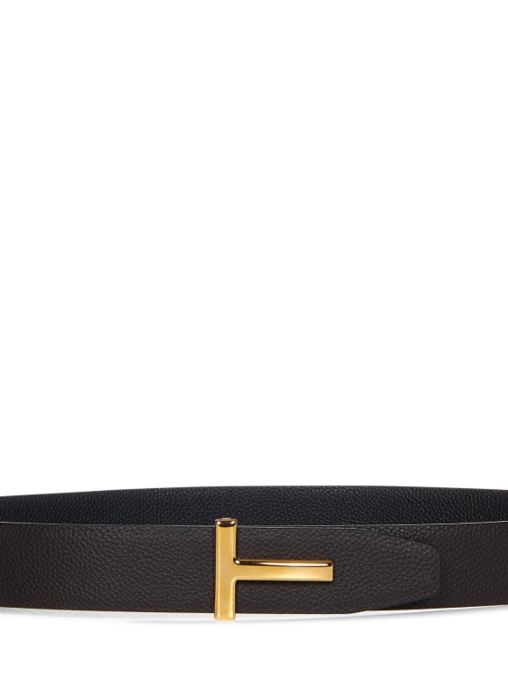 TOM FORD Brown Leather Belt In Marrón Product Image