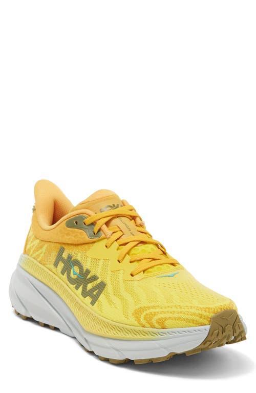 Hoka Men's Challenger 7 (Passion Fruit/Golden ) Men's Shoes Product Image