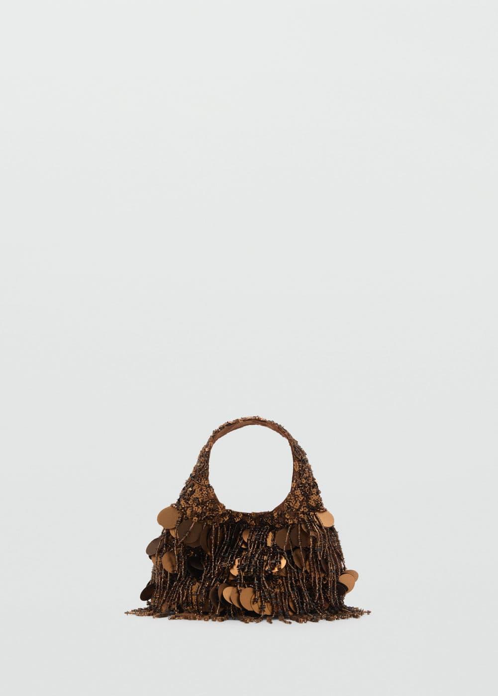 Beaded handbag - Women | MANGO USA Product Image