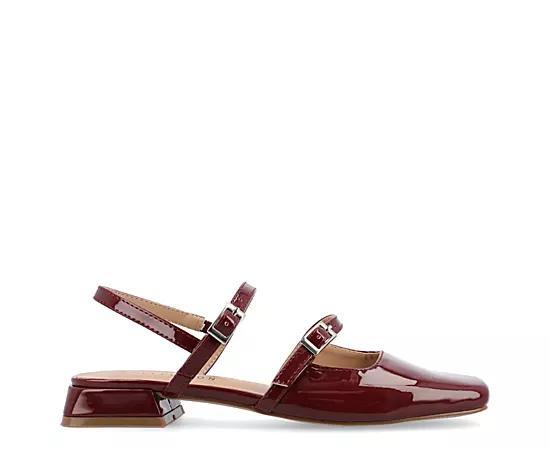 Journee Tru Comfort Foam™ Gretchenn Women's Flats, Size: 9 Wide, Red Product Image